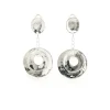 Boucles D'oreilles Clip argenté Voie Lactée