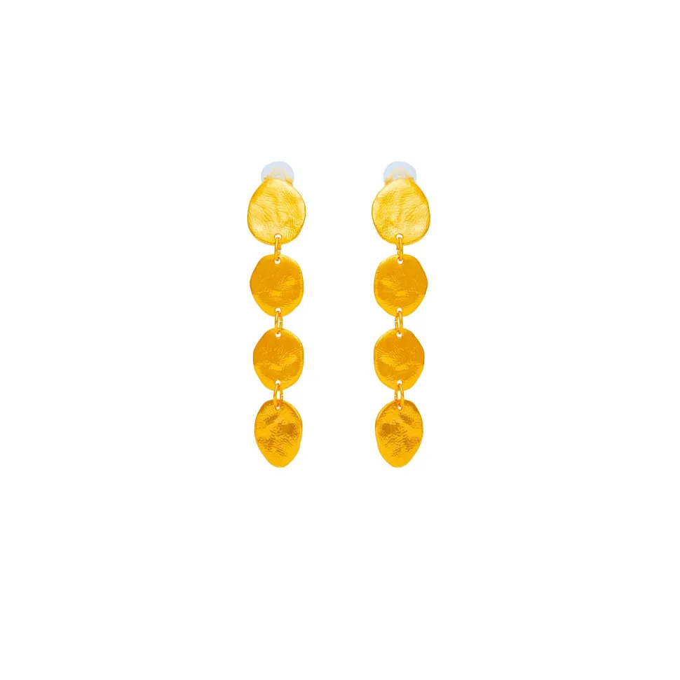 Boucles d'oreilles Clip Doré Mille Et Une Nuit