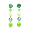 Boucles d'oreilles clip dorée Michele
