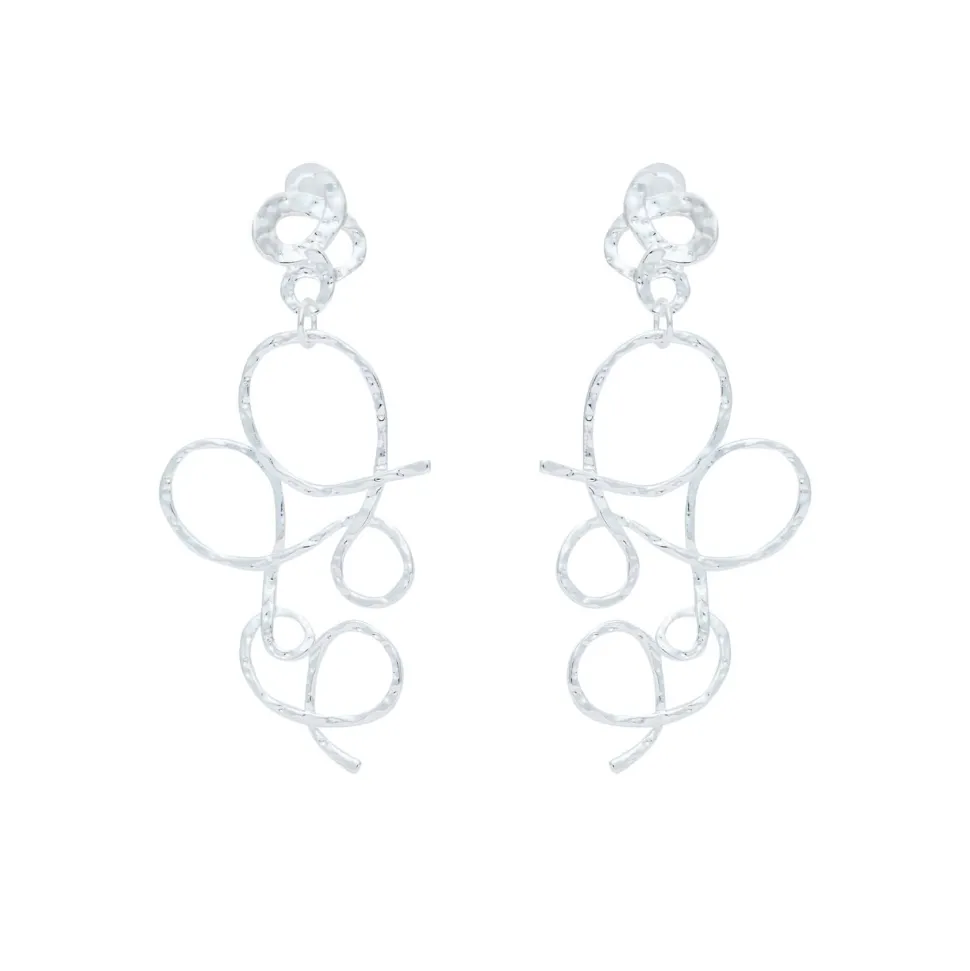 Boucles D'oreilles Clips Argenté Toréador