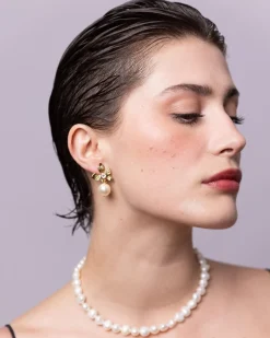 Boucles D'oreilles Clips Argenté Végétal