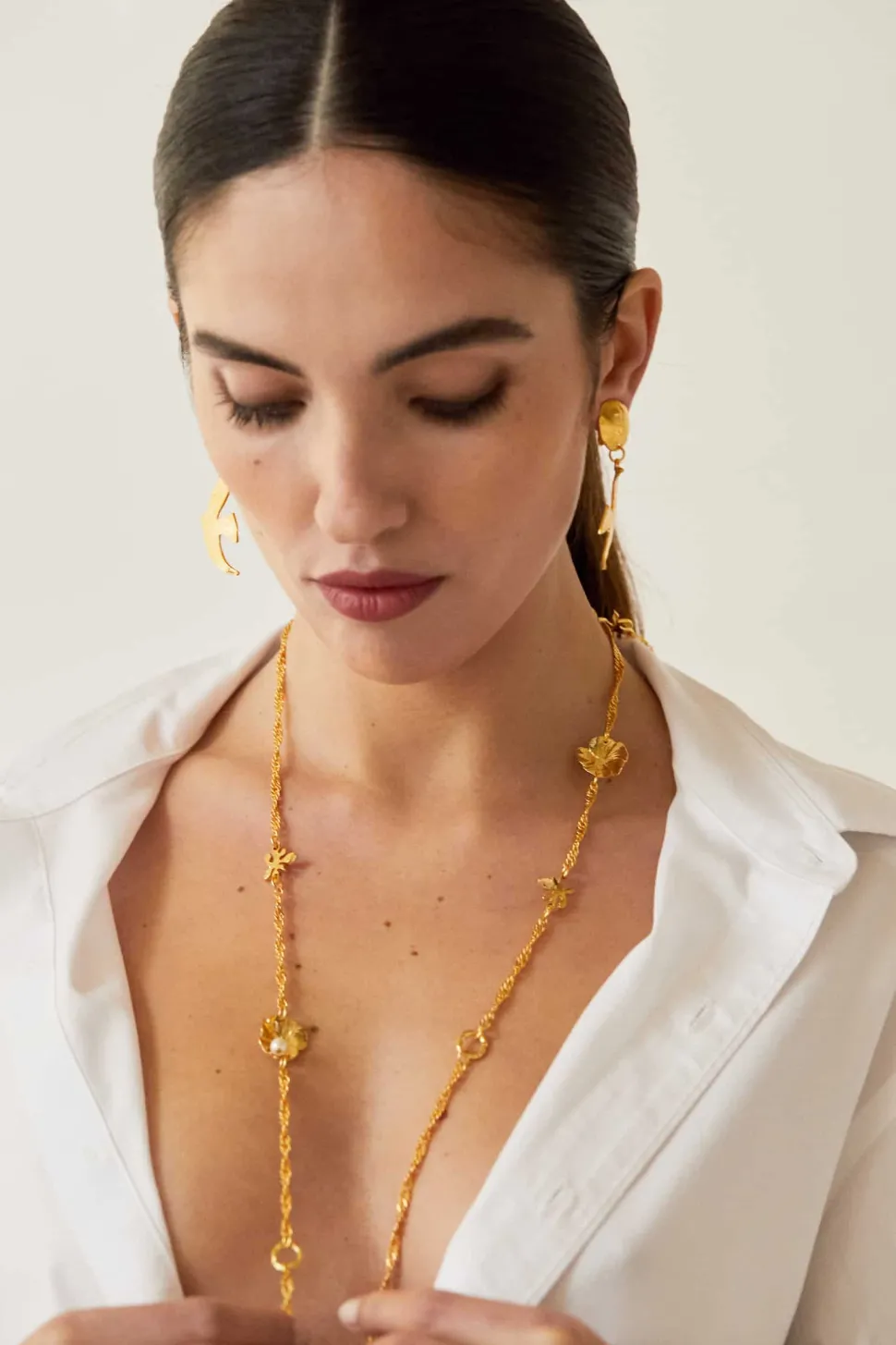 Boucles D'oreilles Clips Argenté Voyage