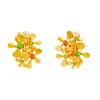 Boucles D'oreilles Clips Doré Maitika