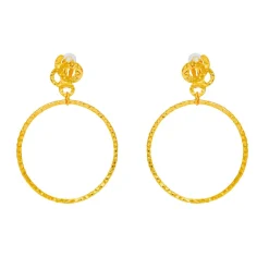Boucles D'oreilles Clips Doré Toréador
