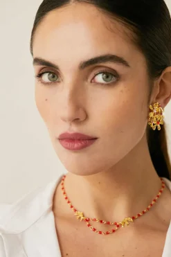Boucles D'oreilles Clips Doré Maitika
