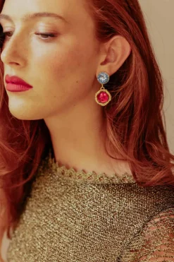 Boucles D'oreilles Clips Doré Cabaret