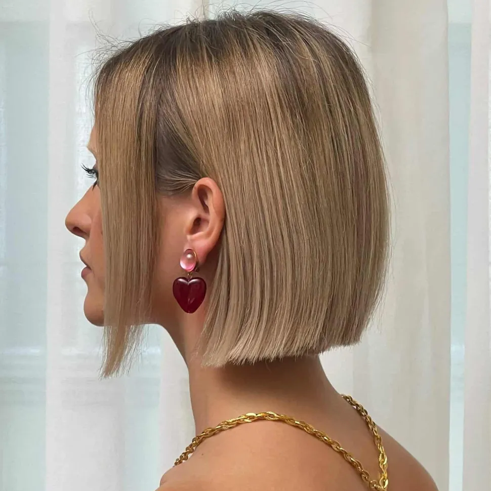 Boucles D'oreilles Clips Doré COEUR