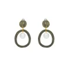Boucles D'oreilles Clips Laiton Mille Et Une Nuit