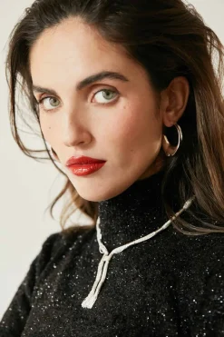 Boucles D'oreilles Percée Argenté Joséphine