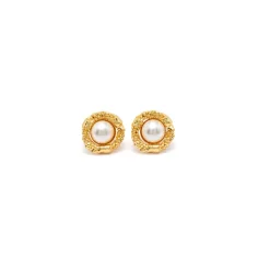 Boucles D'oreilles percée Doré L'heure Dorée