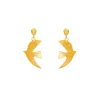 Boucles D'oreilles Percées Doré Voyage