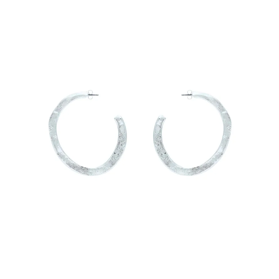 Boucles D'oreilles Percées Argenté Olala