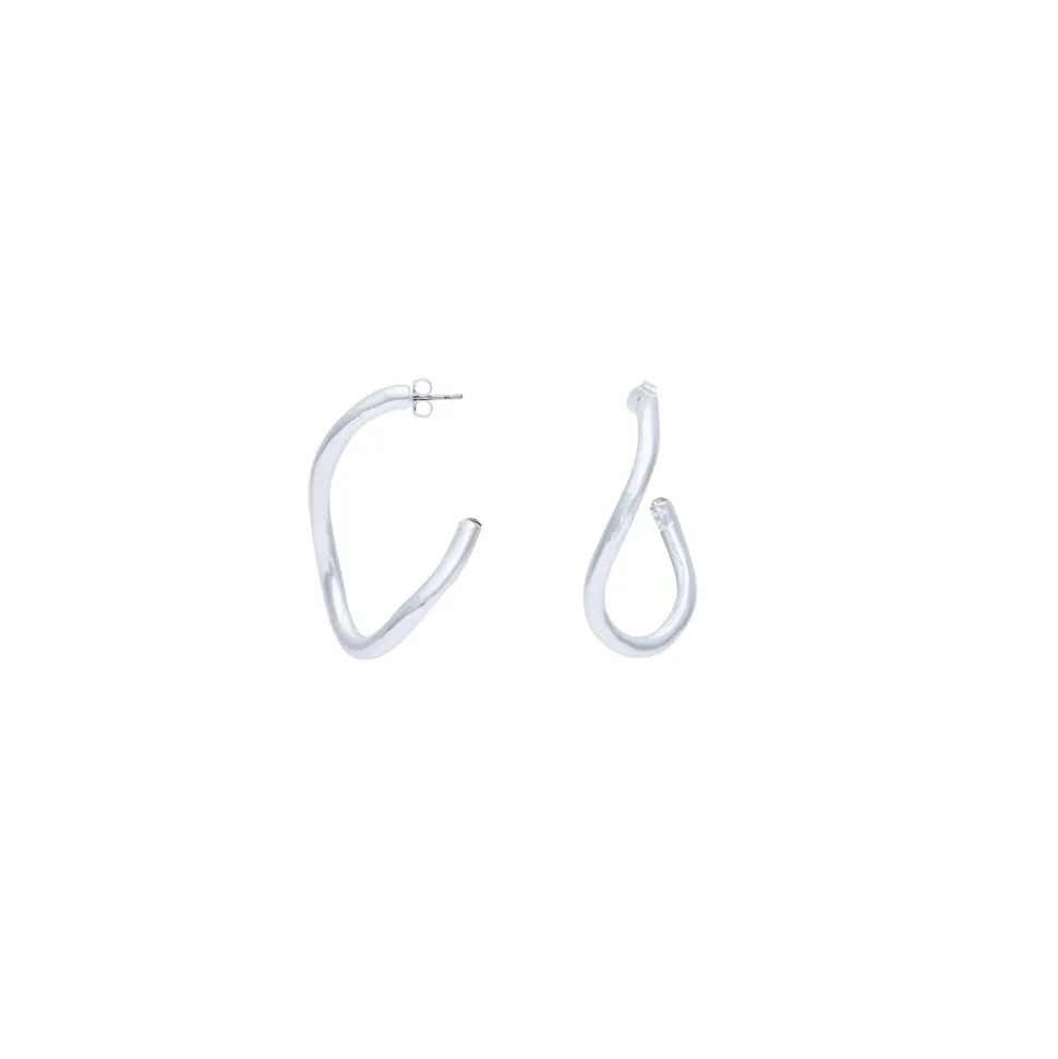 Boucles D'oreilles Percées Argenté Padmée