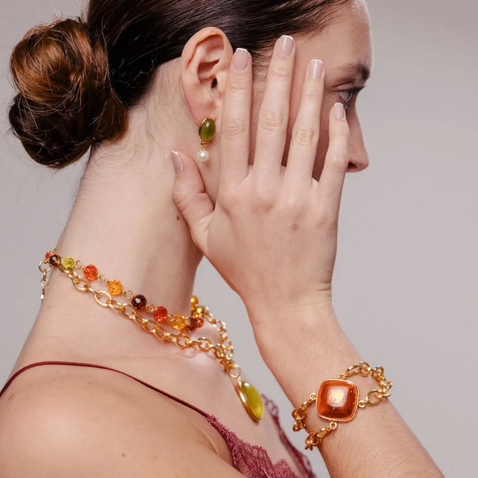 Boucles d'oreilles percées L’Amoroso