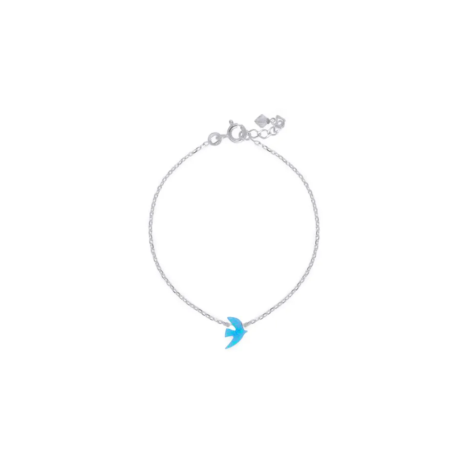 Bracelet Argent Opaline