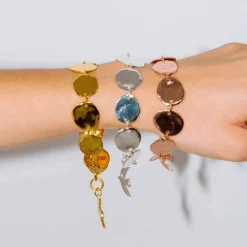 Bracelet Doré Laiton Mille Et Une Nuit