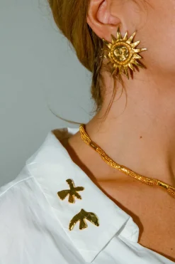 Broche Argenté Voyage