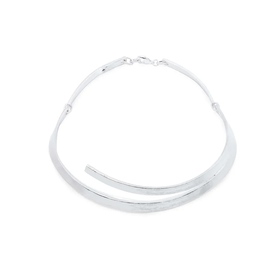 Collier Argenté Down Town