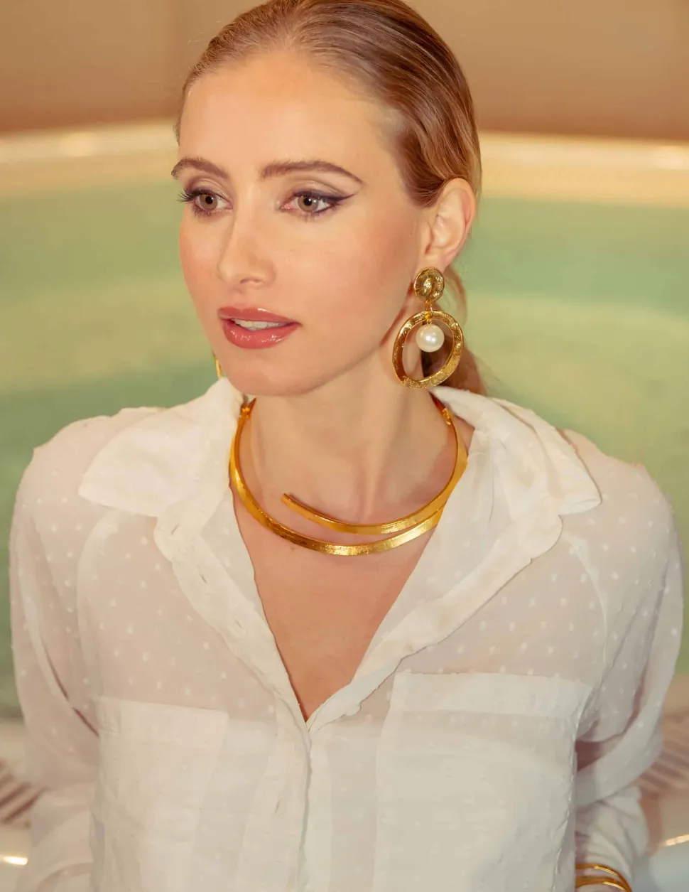 Collier Argenté Down Town