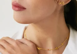 Collier Argent Massif Etincelle