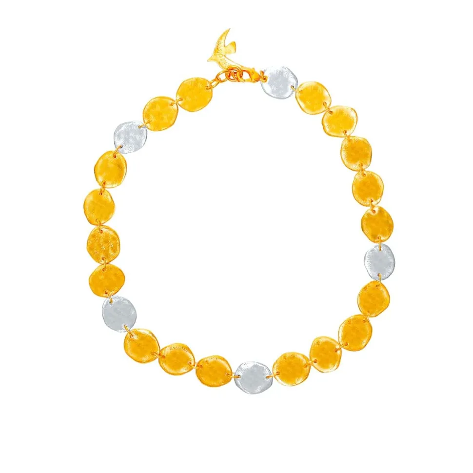 Collier Doré Argenté Mille Et Une Nuit