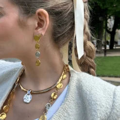 Collier Doré Argenté Mille Et Une Nuit