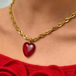 Collier Doré COEUR
