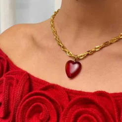 Collier Doré COEUR