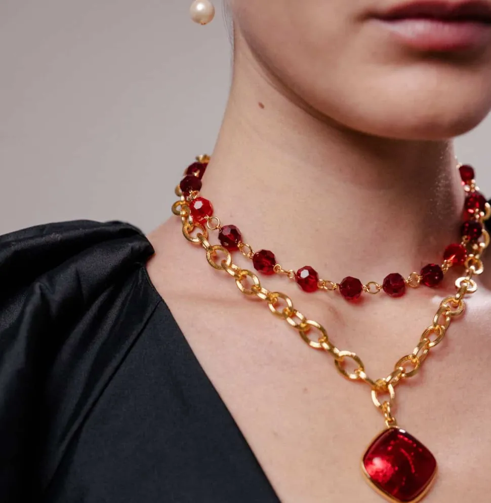 Collier doré L'Amoroso