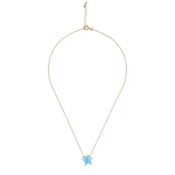 Collier Doré Opaline