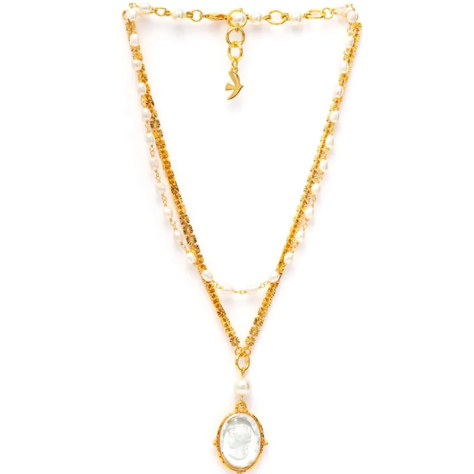 Collier doré Rencontre imprévue