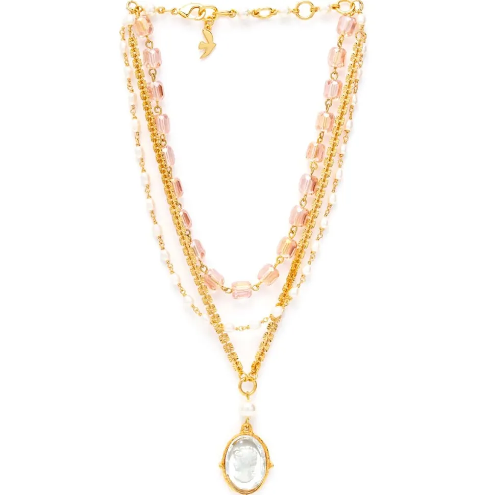 Collier doré Rencontre imprévue