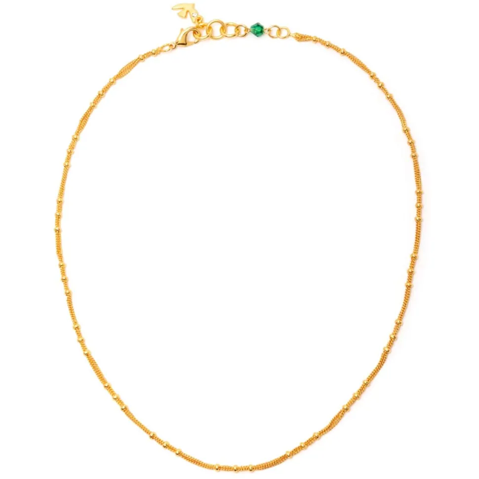 Collier doré Rencontre imprévue