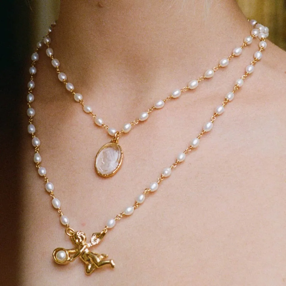 Collier doré Rencontre imprévue