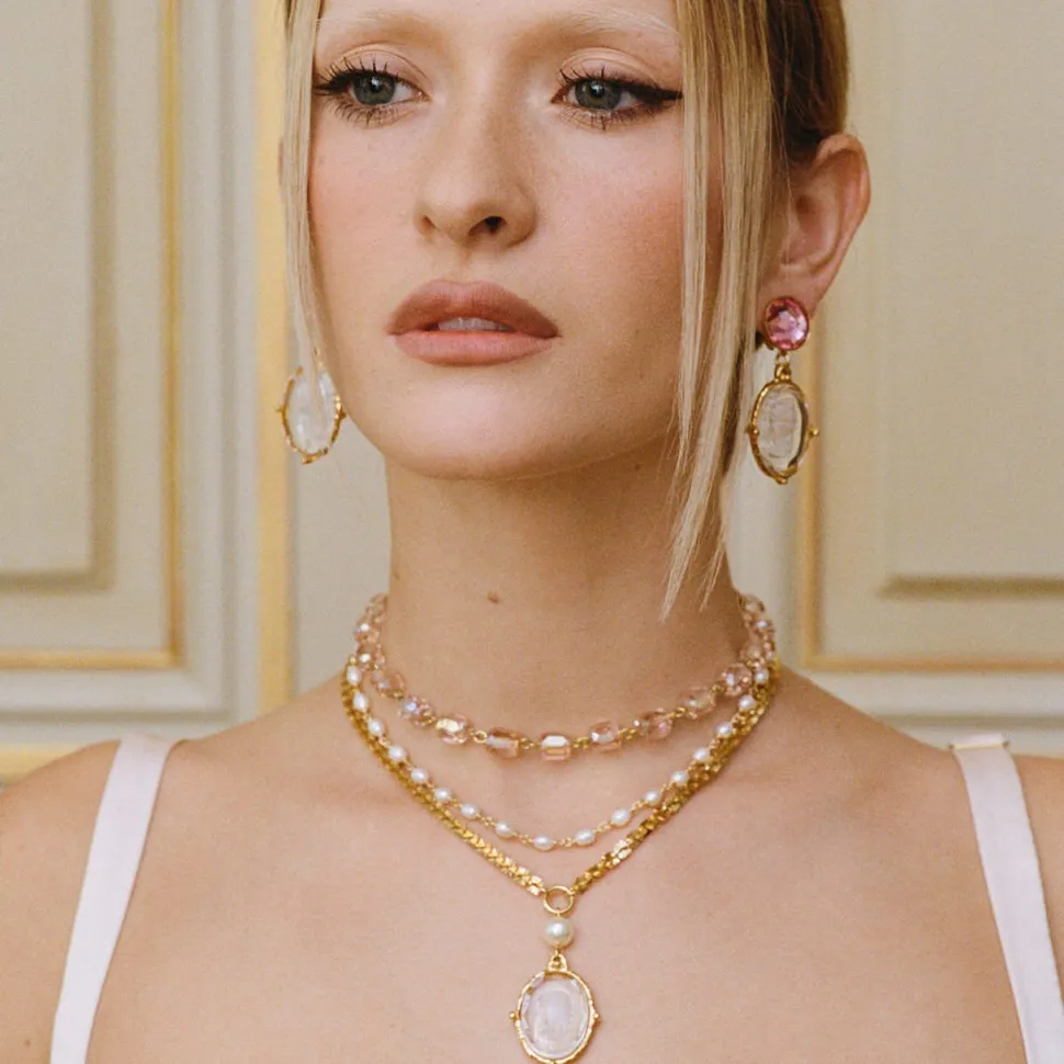 Collier doré Rencontre imprévue